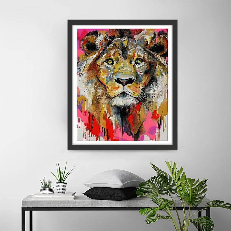 Le Vœu du Roi Lion Broderie Diamant
