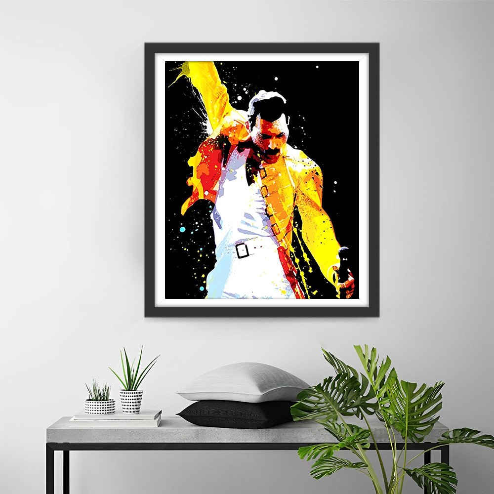 Légendaire Queen - Freddie Broderie Diamant