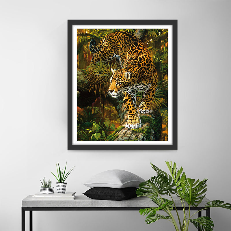 Leopard dans l&