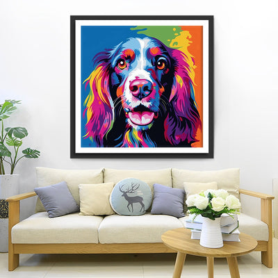 Les Attentes du Chien Broderie Diamant