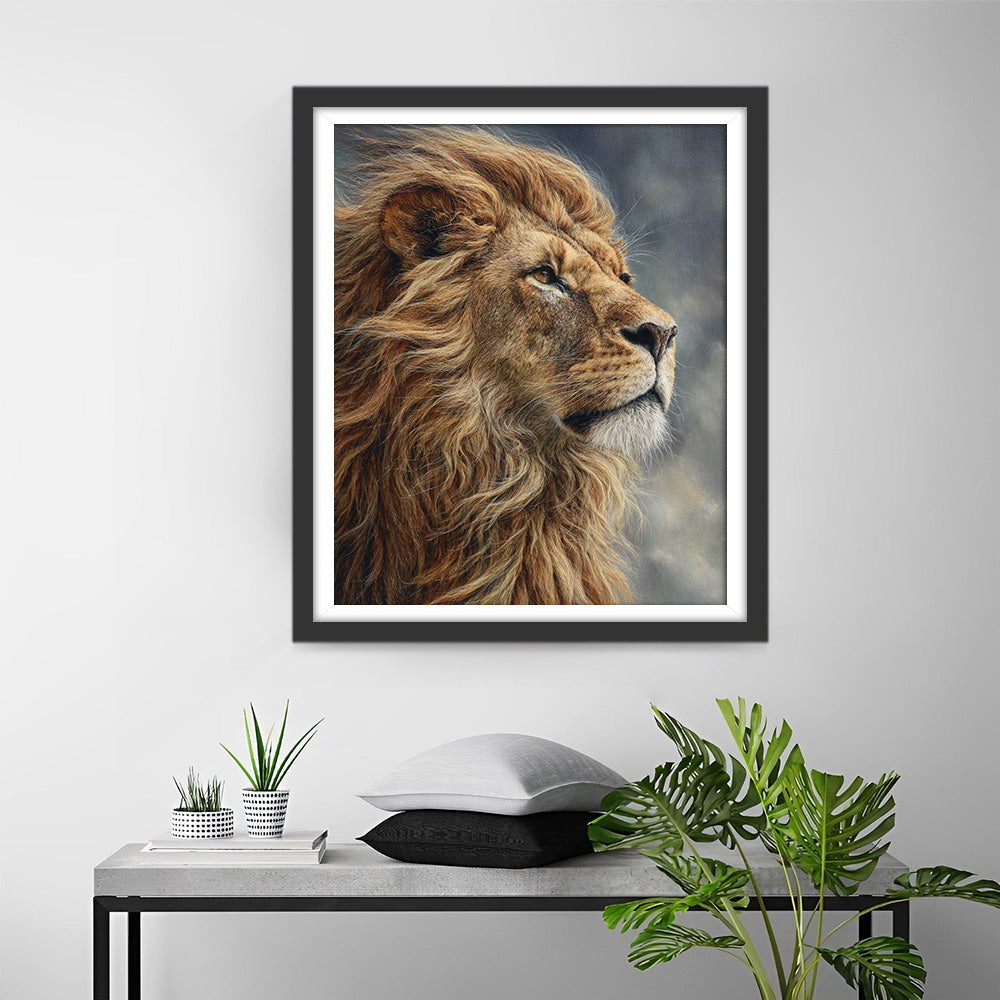 Les Attentes du Lion Broderie Diamant