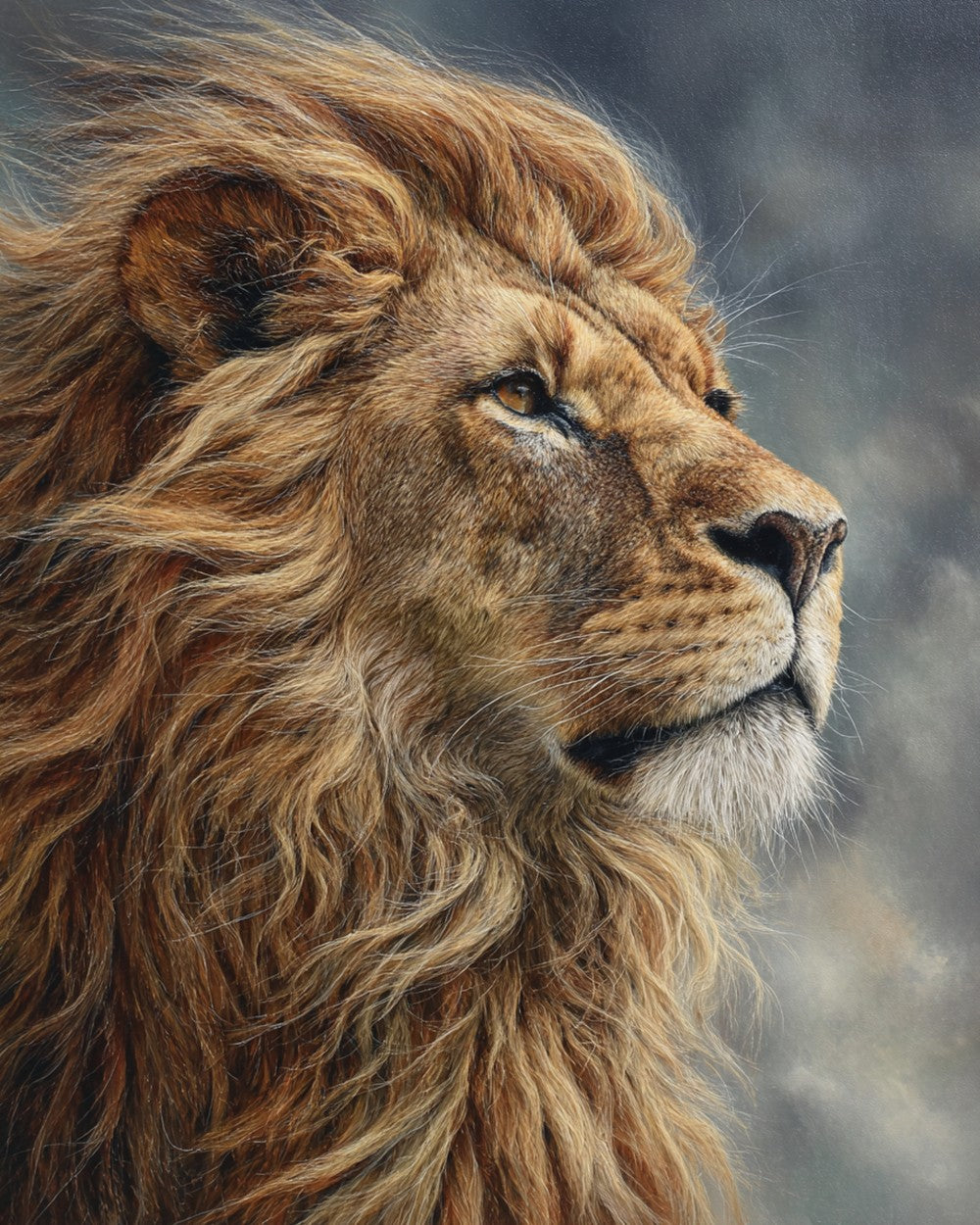 Les Attentes du Lion Broderie Diamant