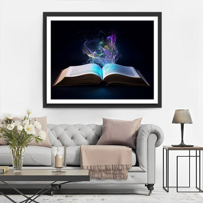 Livre Abstrait Lumineux Broderie Diamant
