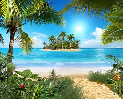 Île aux Palmiers Broderie Diamant