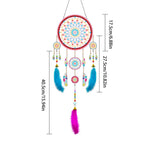 Lotus Kit de Broderie Diamant 2D Plate - Attrape-rêve à Suspendre