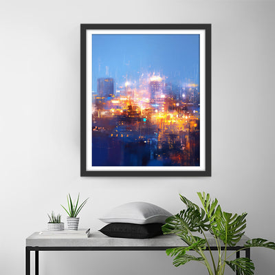Lumières Vives de la Ville Broderie Diamant