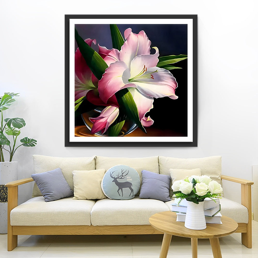 Lys dans le Noir Broderie Diamant