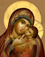 Mère de Dieu Broderie Diamant