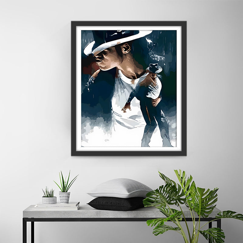 Michael Jackson - Legende Broderie Diamant