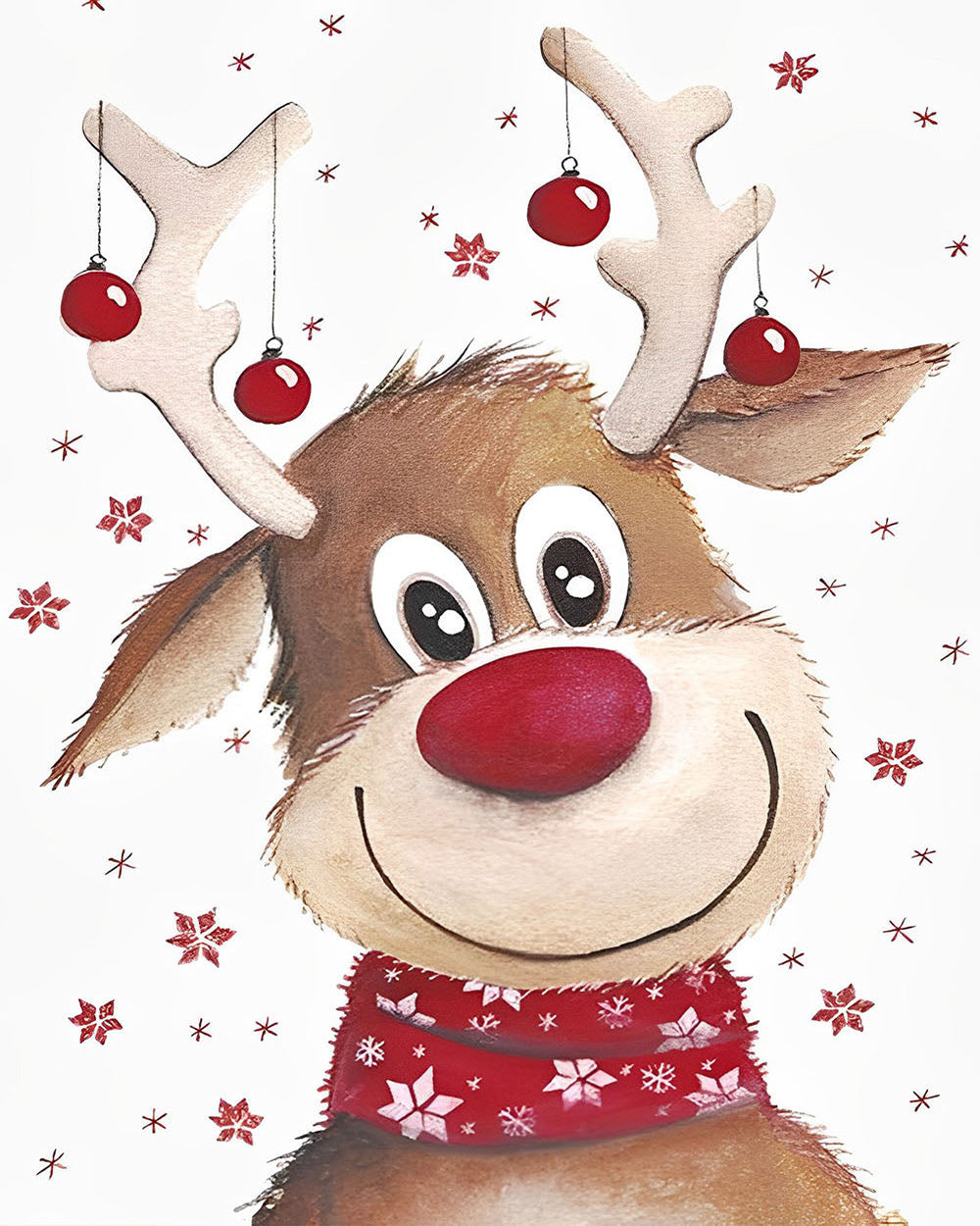 Mignon Élan de Noël Broderie Diamant