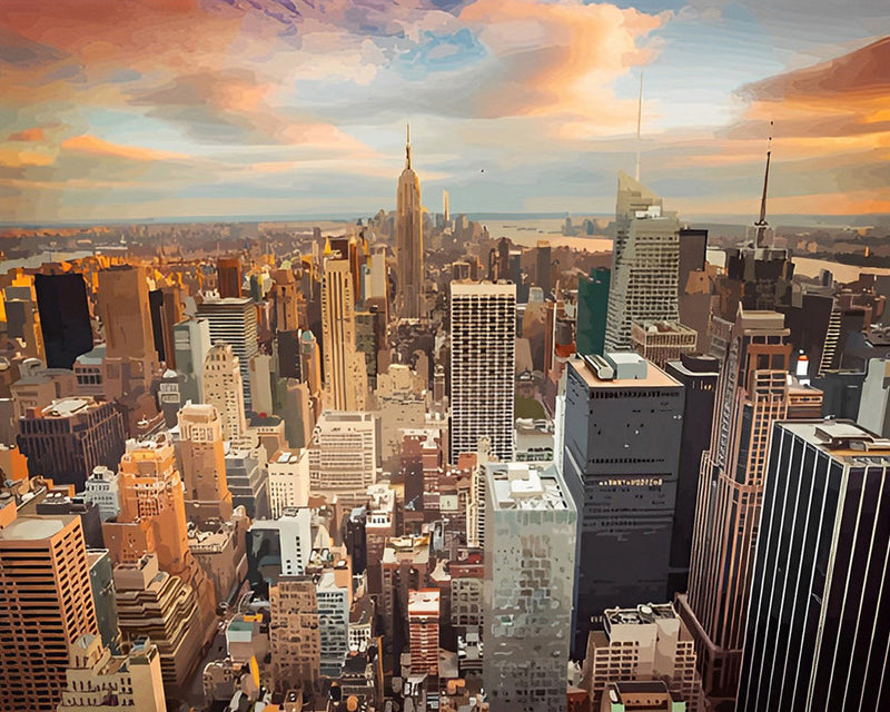 New York Broderie Diamant