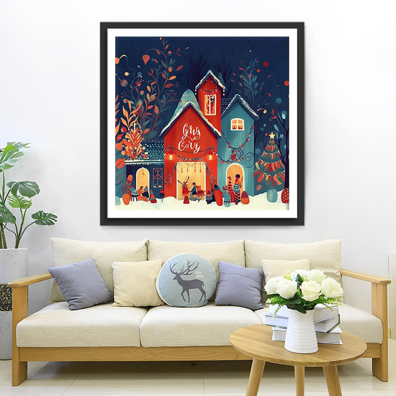 Noël Dessin Animé Broderie Diamant