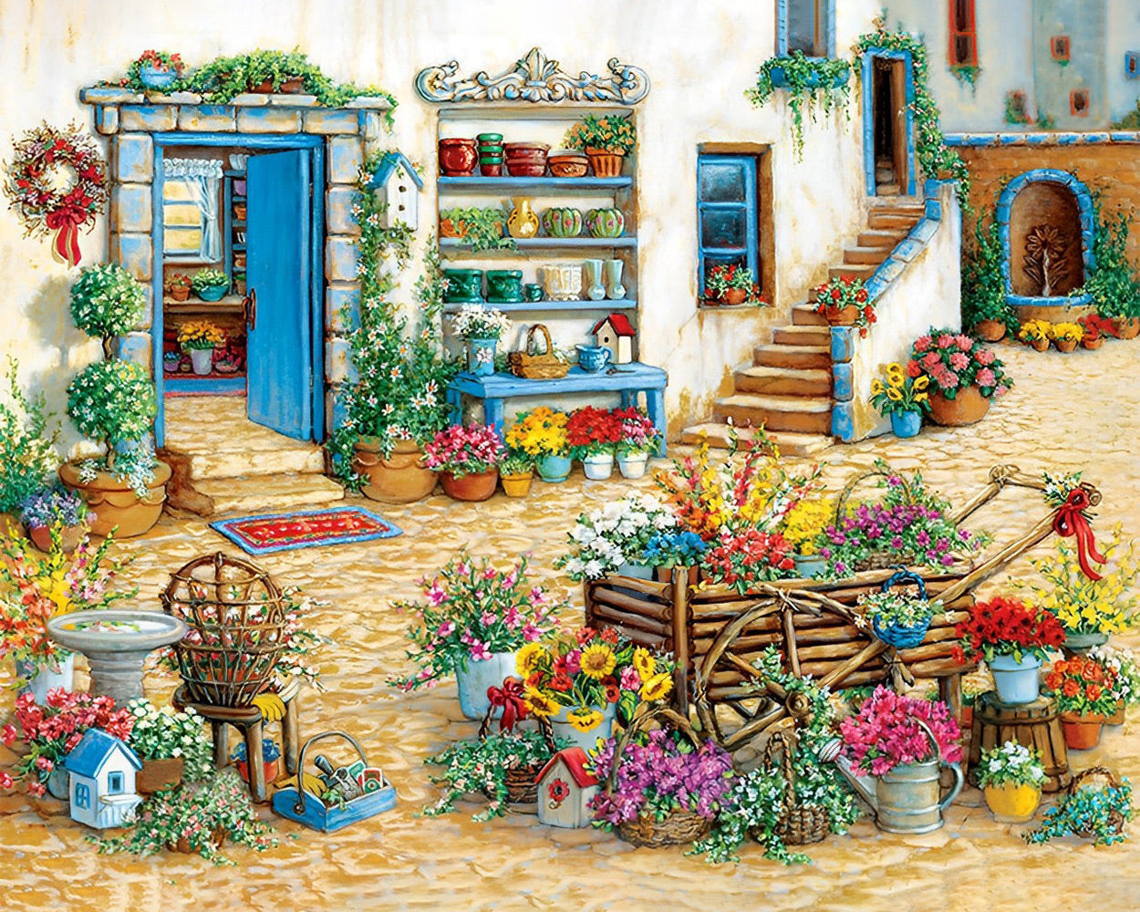 Outils de Jardin Broderie Diamant