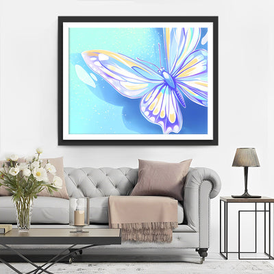 Papillon Volant Pur Broderie Diamant