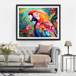 Perroquet Broderie Diamant