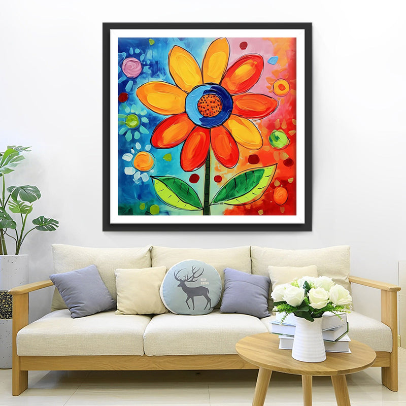 Petite Fleur Mignonne Broderie Diamant