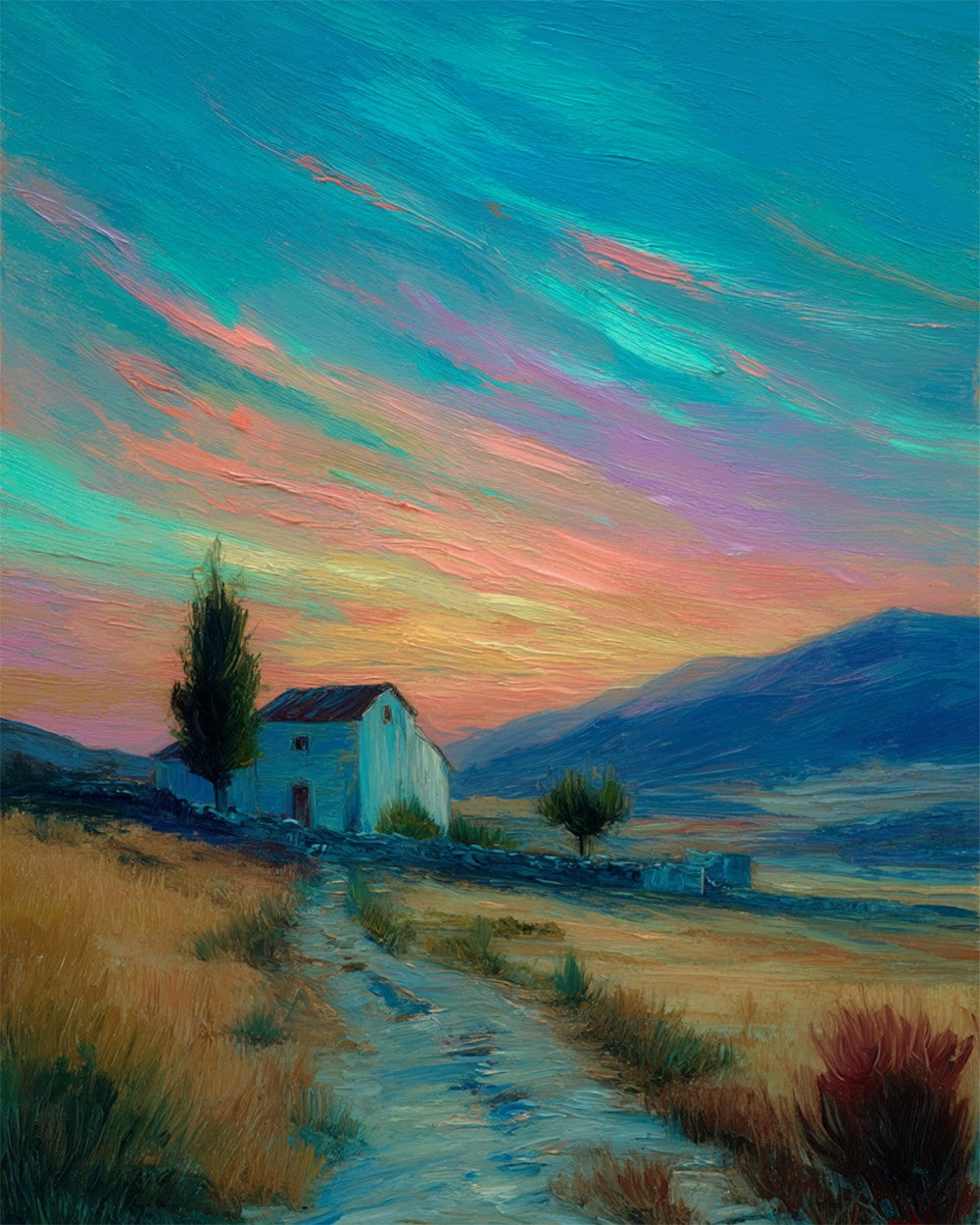 Petite Maison sur la Prairie Broderie Diamant