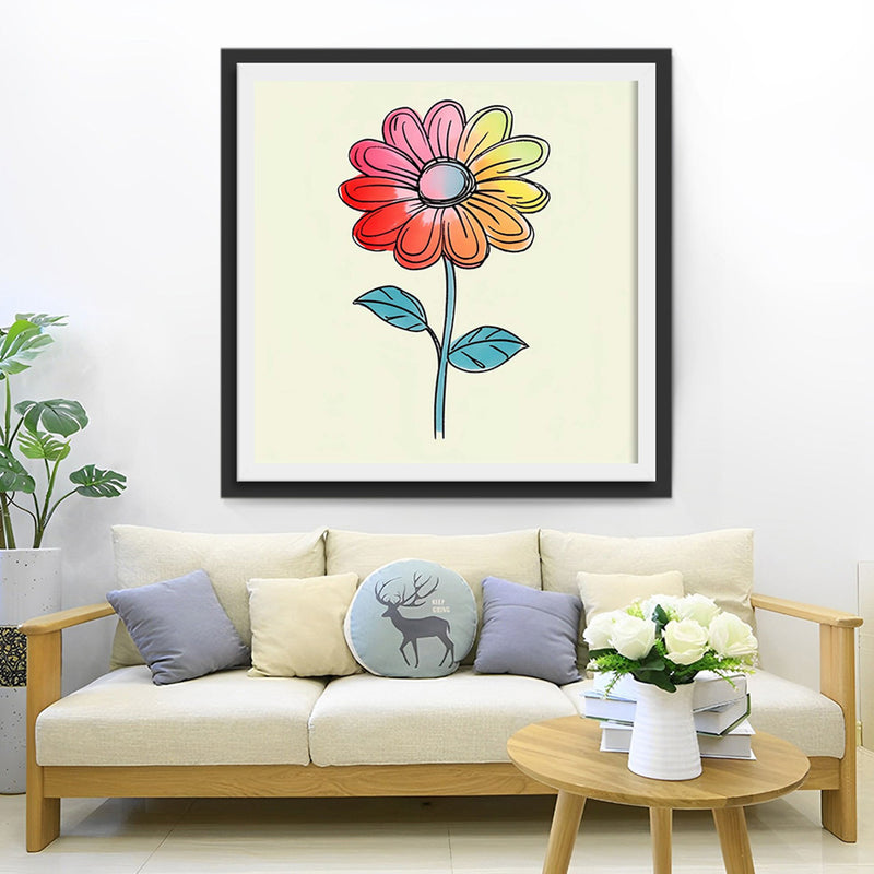 Petite Marguerite Broderie Diamant