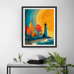 Phare d'Automne Broderie Diamant
