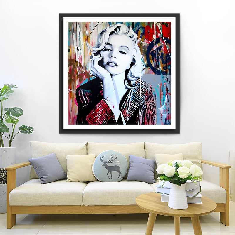Photo Classique de Marilyn Monroe Broderie Diamant