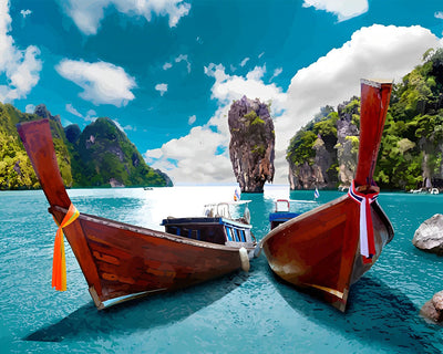 Phuket, Thaïlande Broderie Diamant