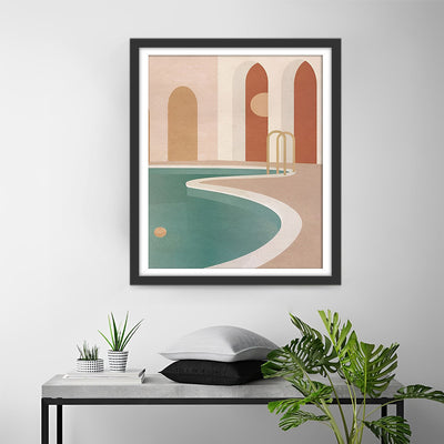 Piscine Interieure Broderie Diamant
