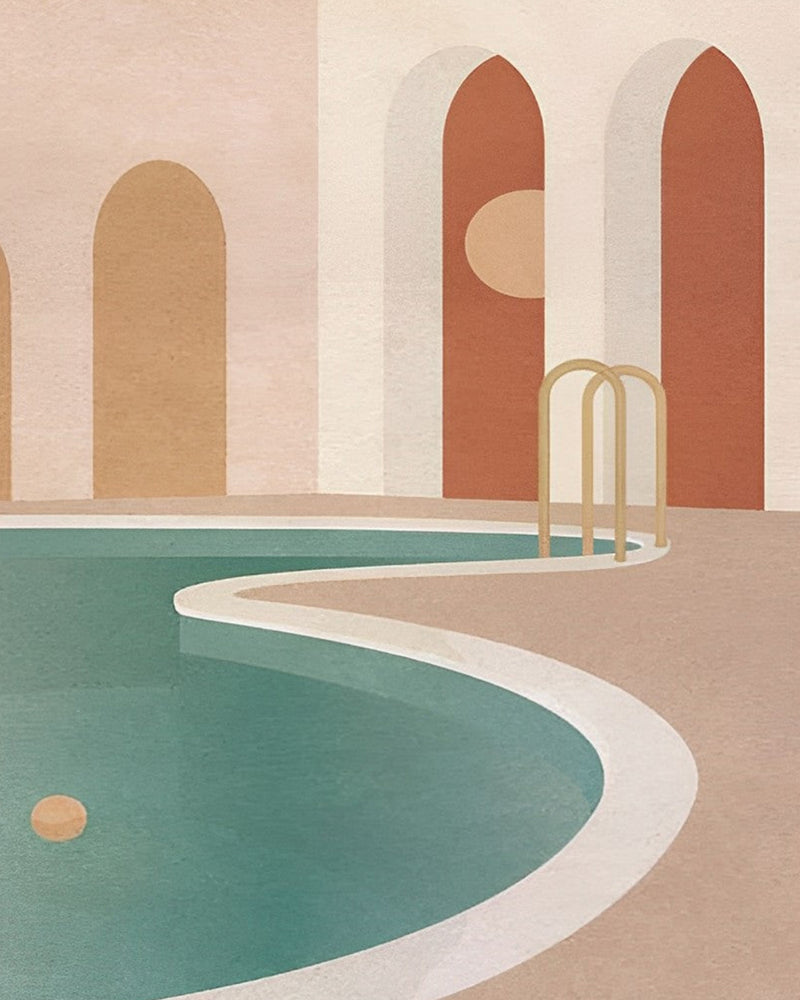 Piscine Interieure Broderie Diamant
