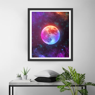 Pleine Lune Violette Broderie Diamant