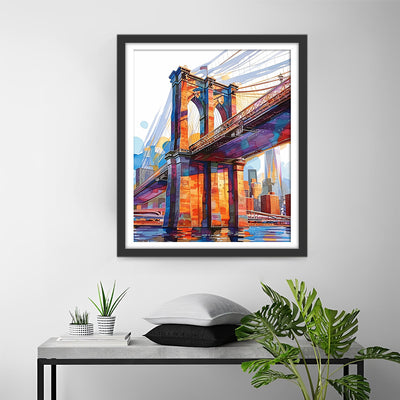 Pont de Brooklyn Broderie Diamant