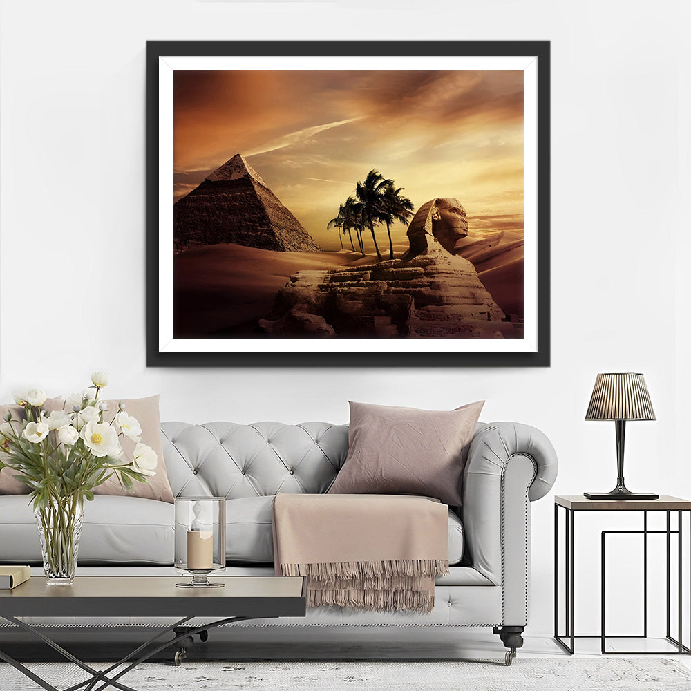 Pyramides egyptiennes Broderie Diamant