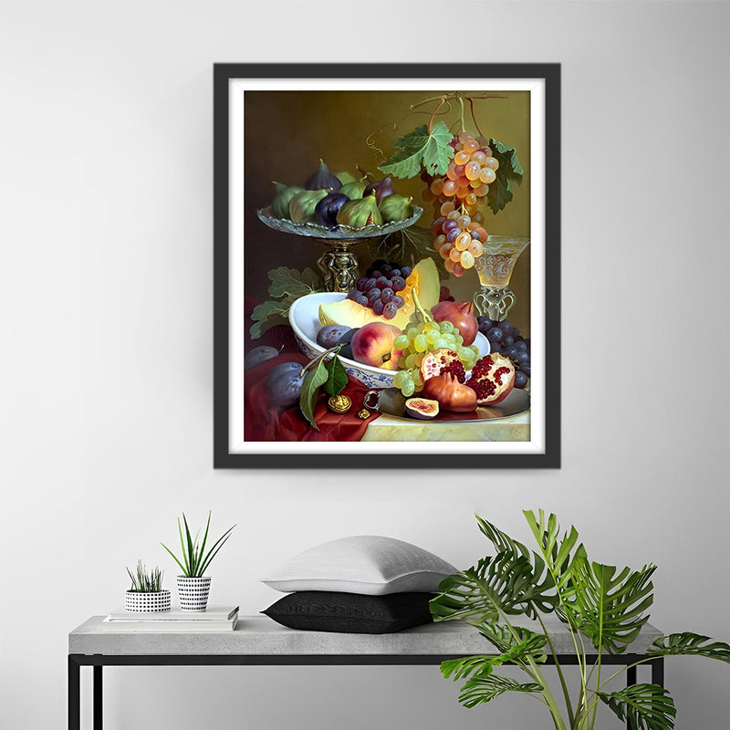 Raisins et Figues Broderie Diamant