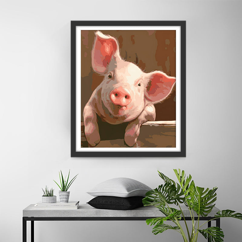 Regard de Cochon Broderie Diamant