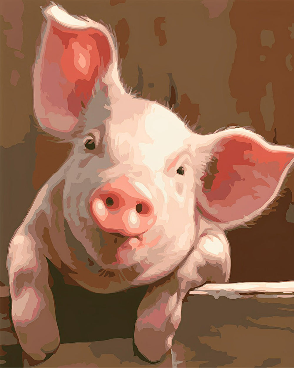Regard de Cochon Broderie Diamant