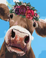 Regard de Vache Broderie Diamant