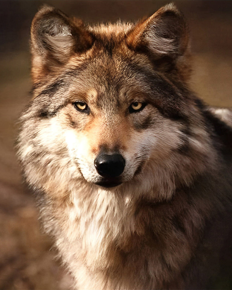 Regard du Loup Broderie Diamant