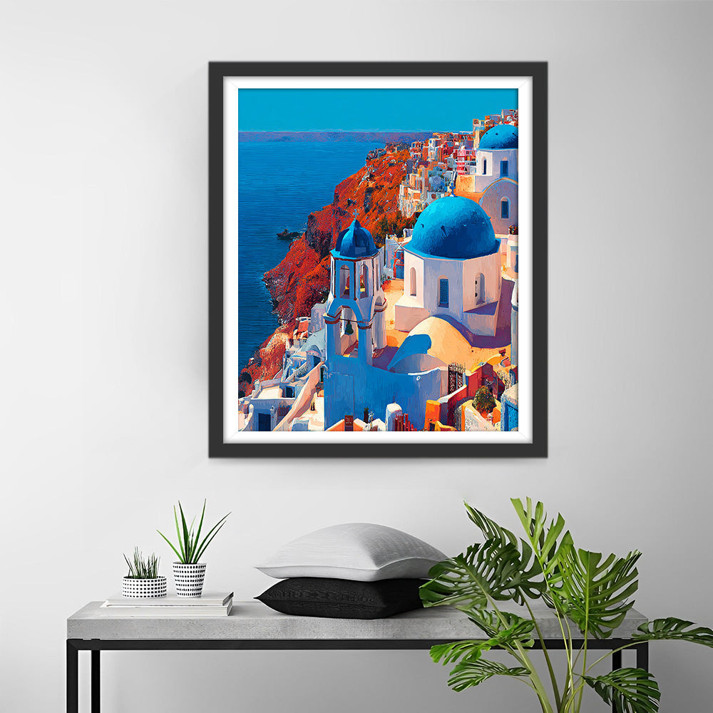 Santorini Broderie Diamant