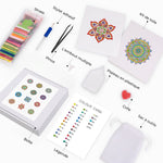 Série Mandala 12 Pièces – Kit de Broderie Diamant Mini