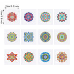 Série Mandala 12 Pièces – Kit de Broderie Diamant Mini
