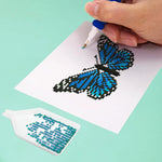 Spécimens de Papillons 12 Pièces – Kit de Broderie Diamant Mini