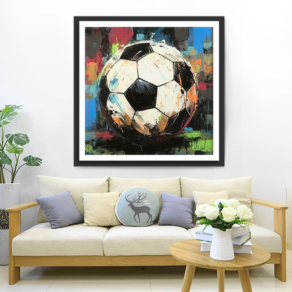 Sport de Football Broderie Diamant