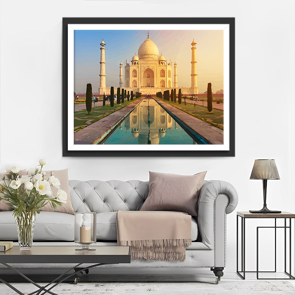 Taj Mahal Broderie Diamant