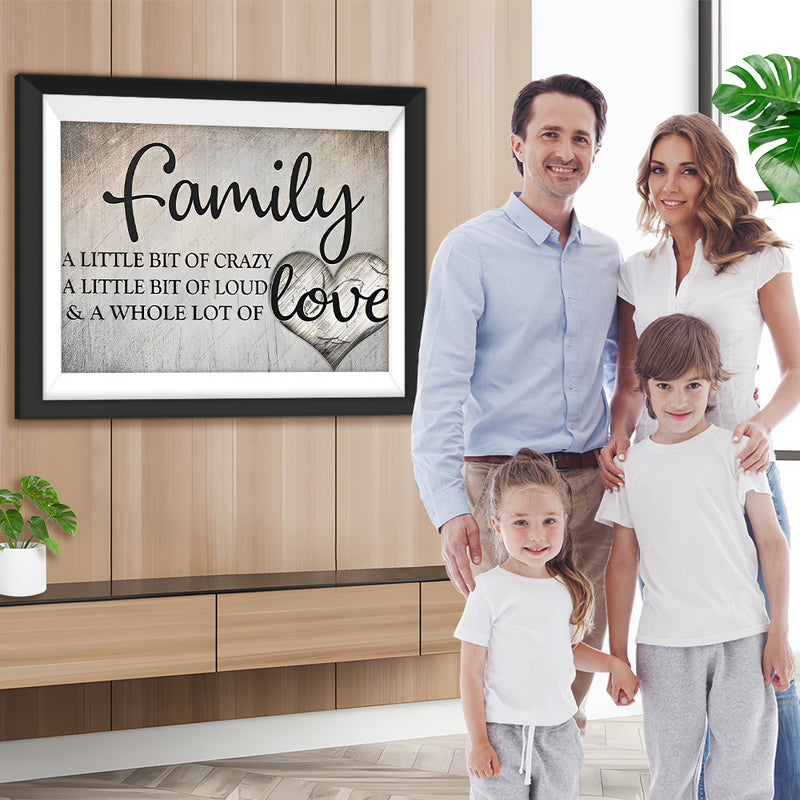 Texte Family et Amour Broderie Diamant