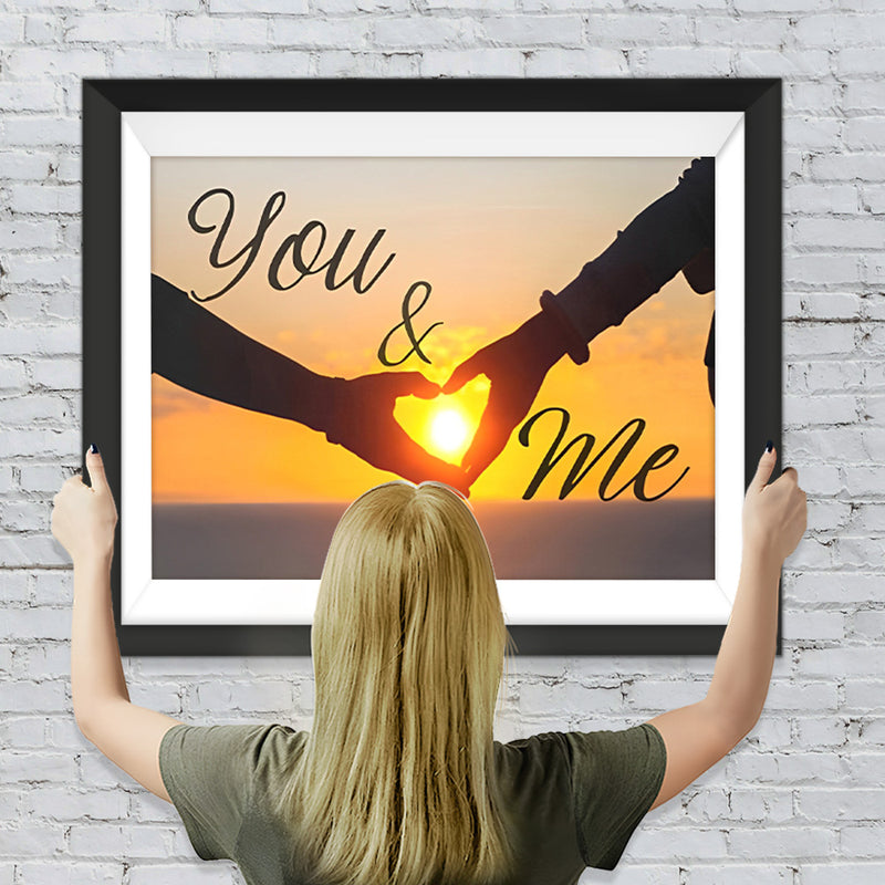 Texte Toi et Moi Broderie Diamant