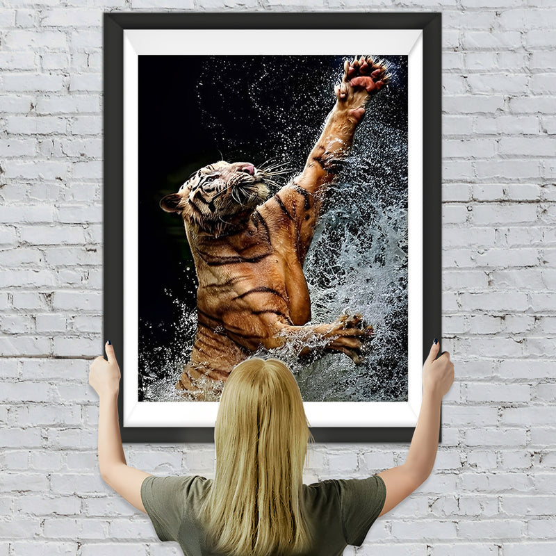Tigre Jouant avec l&