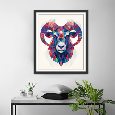 Totem d'Antilope Coloré Broderie Diamant
