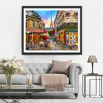 Tour Eiffel et Boutiques Broderie Diamant