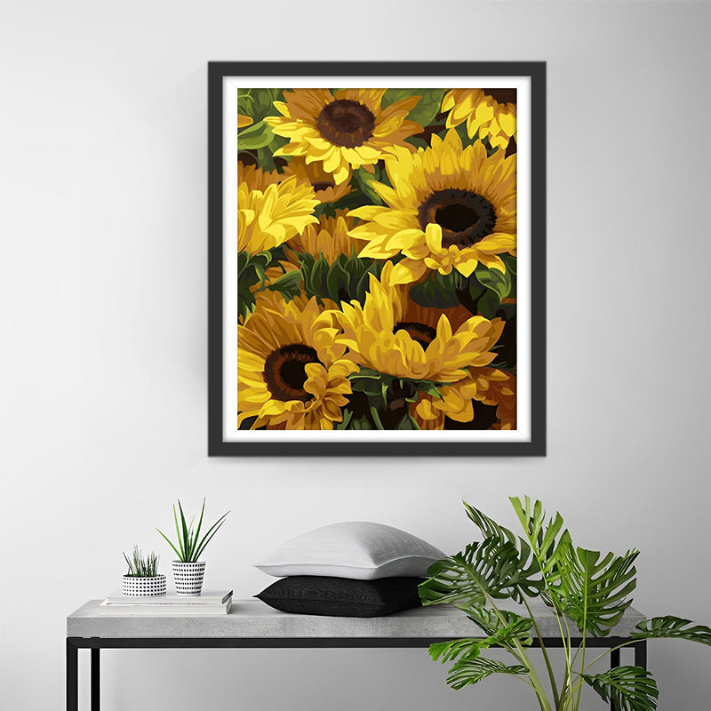 Tournesols Animés Broderie Diamant