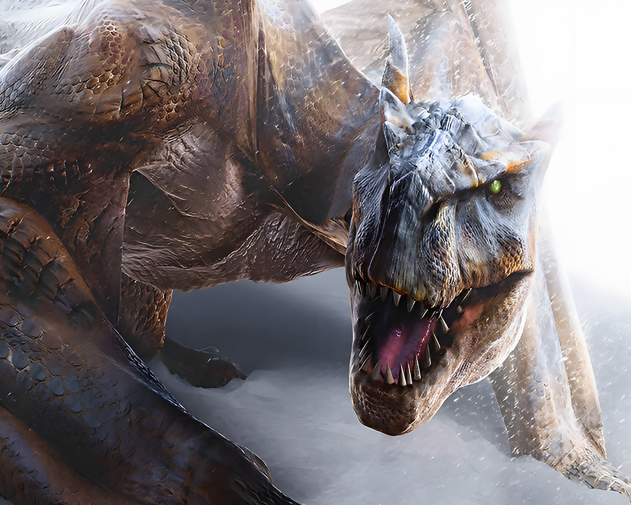 Un Dinosaure Énorme et Feroce Broderie Diamant