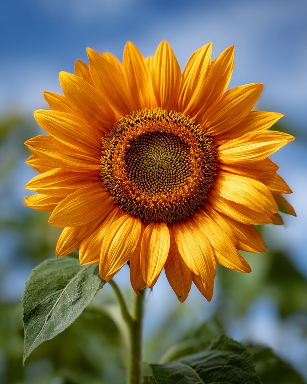 Un Tournesol Éclatant Broderie Diamant
