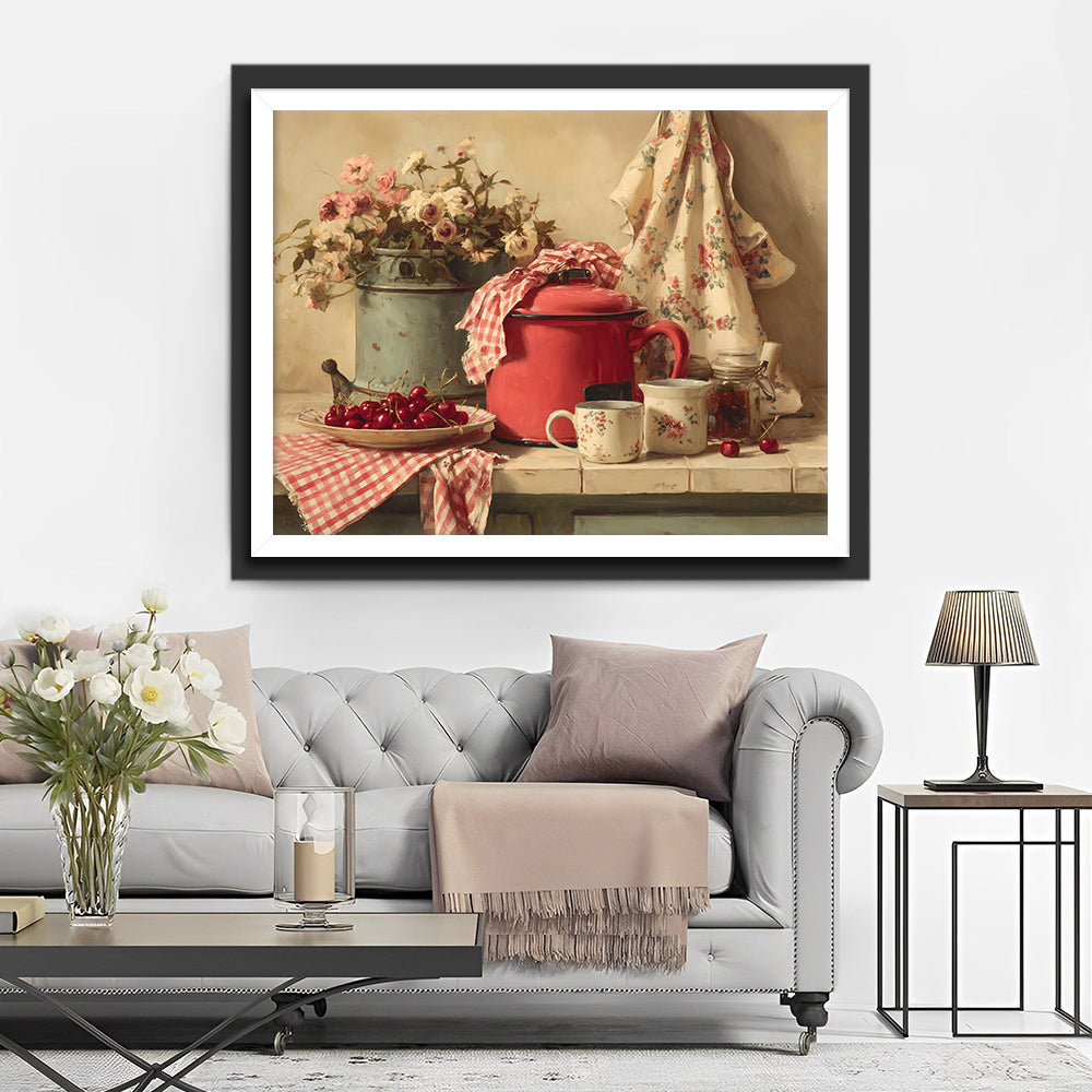 Ustensiles de Cuisine Broderie Diamant